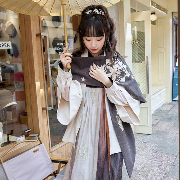 ✿単品購入可能✿ ワンピース 漢服 チャイナ服 撮影 冬「十三余--万盏灯]