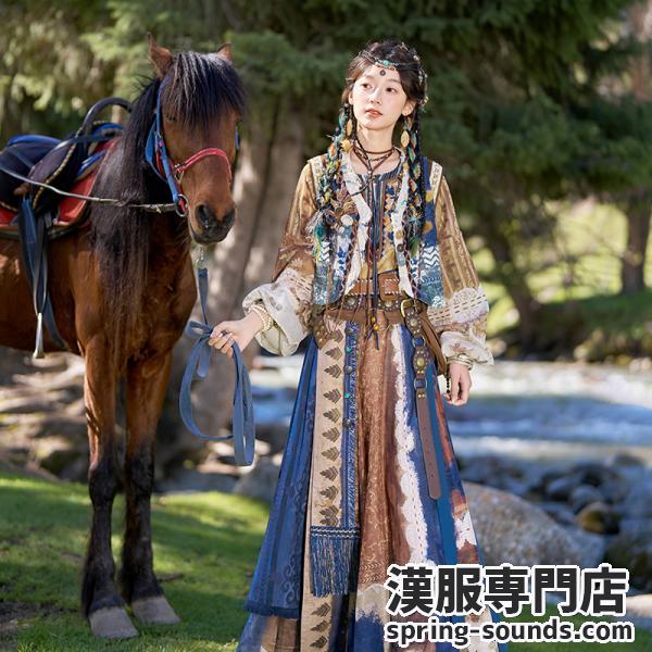 漢服 民族風 レディース　[大漠行歌]