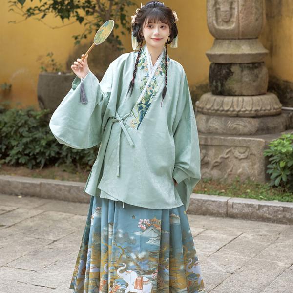 明制レディース漢服 花朝记｜三兽渡河