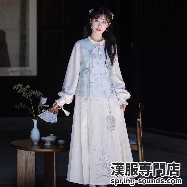 刺繍トップス　レディース　川黛时光：风禾起