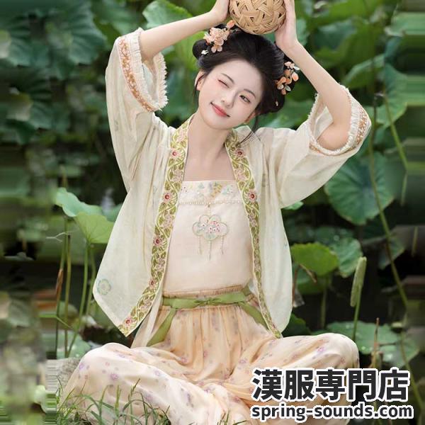 3点セット レディース漢服 【重回汉唐春晓】
