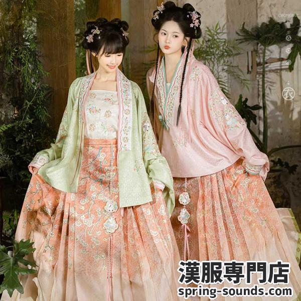 明制刺繍レディース漢服 【重回汉唐暗香浮梦】
