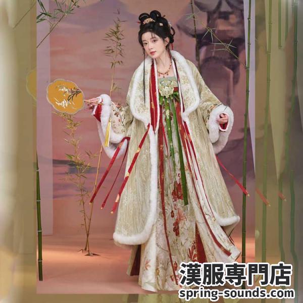 花柄刺繍コート レディース漢服 [十三余--玉京芙蓉]