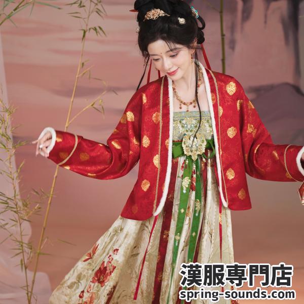 花柄刺繍 レディース漢服 [十三余--玉京芙蓉]