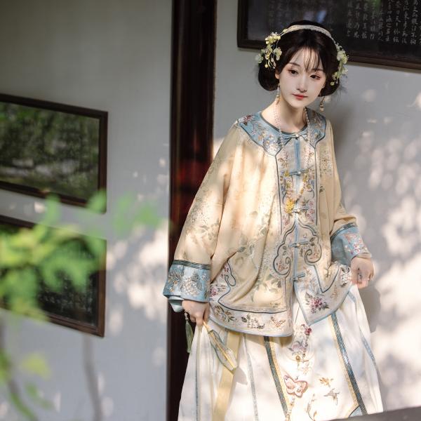 刺繍チャイナ服 レディース服　川黛时光：金风玉露