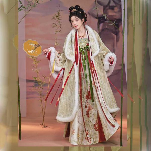 花柄刺繍コート レディース漢服 [十三余--玉京芙蓉]