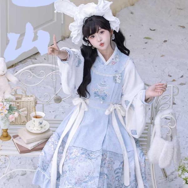 明制レディース漢服　远山乔【雪日茶会】