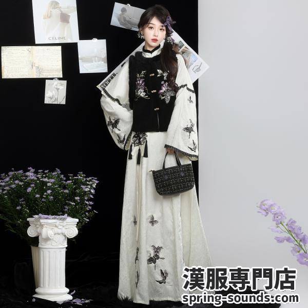 漢服 レディース　玉术【庄生梦晓】