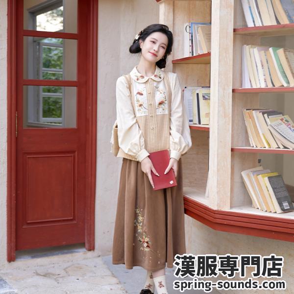 刺繍漢服　レディース 清水溪【晴野】