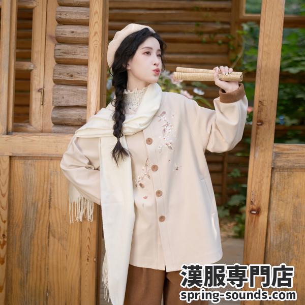 刺繍漢服　レディース 清水溪【白藏有信】