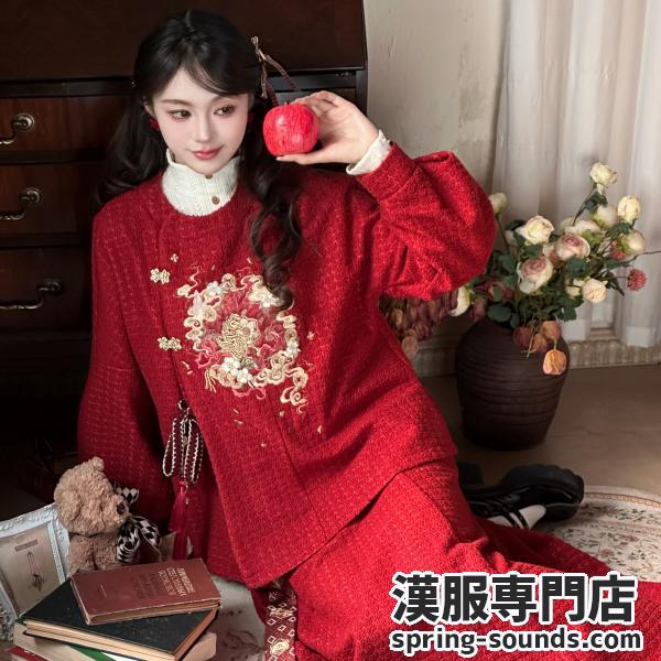 刺繍漢服 レディース漢服　十三余[踏梦]