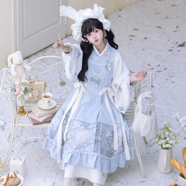 明制レディース漢服　远山乔【雪日茶会】