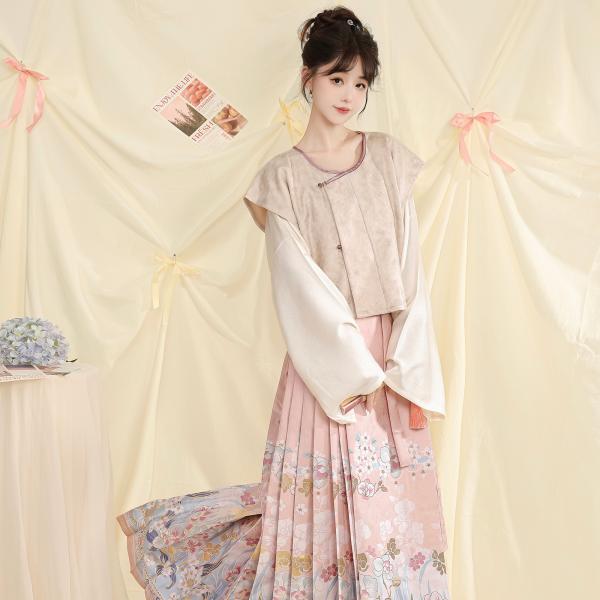 唐制レディース漢服　【水仙】