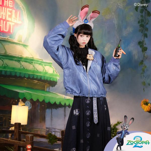 ウサギのジュディ風漢服　ディズニー ズートピア[迪士尼朱迪-绒绒兔警官]