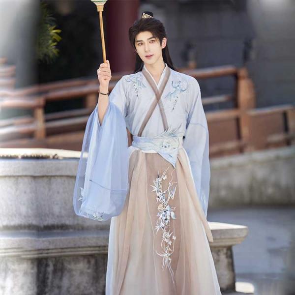 3点セット 魏晋 晋制漢服 男性漢服 メンズ漢服