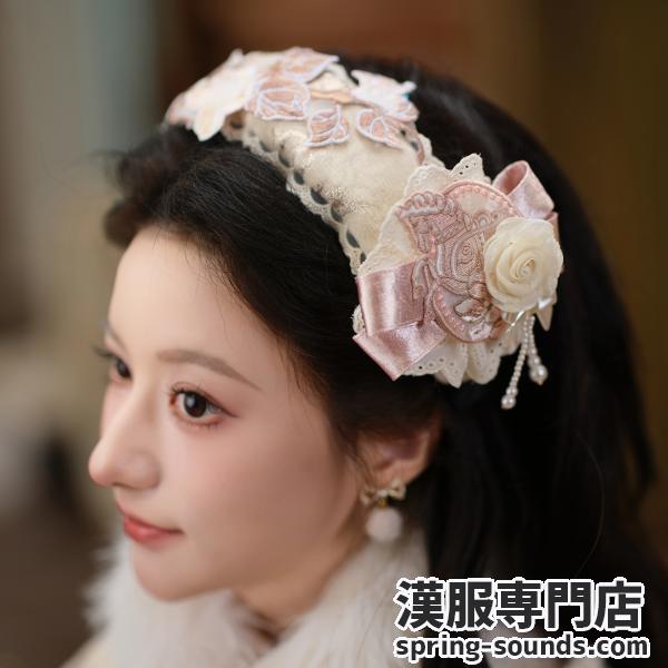 髪飾り 十三余[[白马朝花]