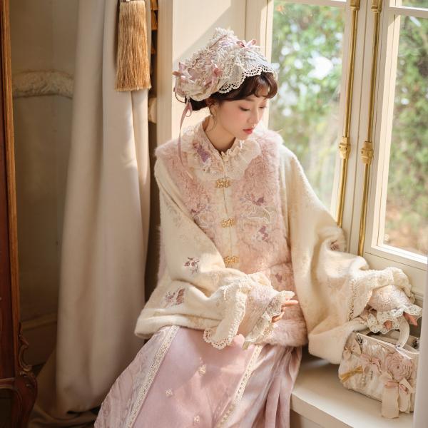 レディース漢服 刺繍漢服 十三余[[白马朝花]