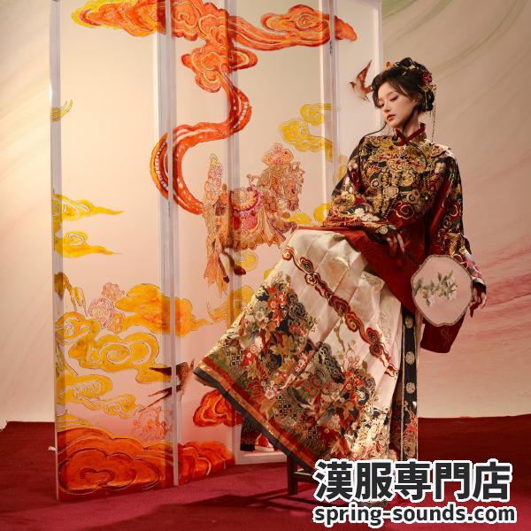 レディース漢服 琵琶袖  十三余[玄马乾坤]