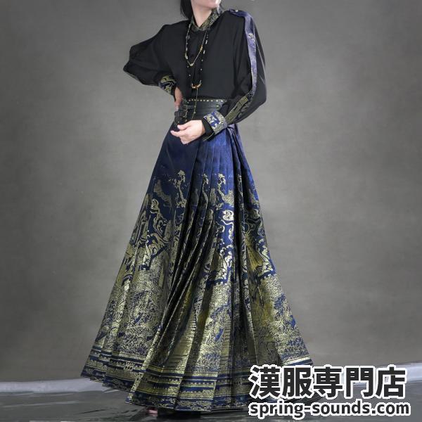 メンズ馬面裾　スカート 【兰陵王】