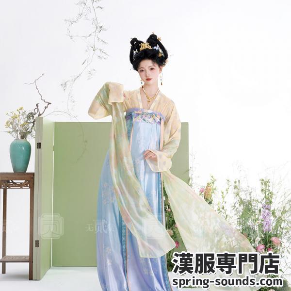 3点セット 唐制漢服 レディース漢服 【夜光百合】