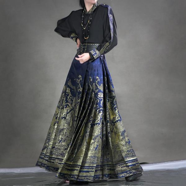 メンズ馬面裾　スカート 【兰陵王】