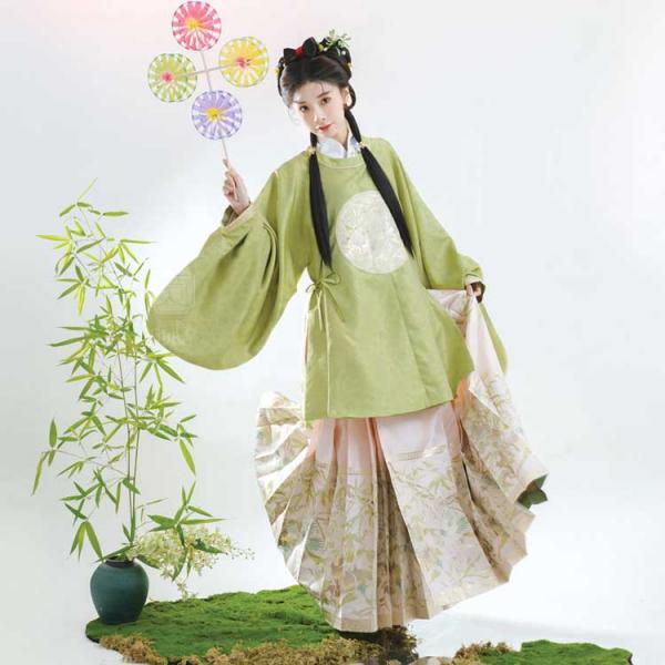 明制漢服 レディース【不休春】