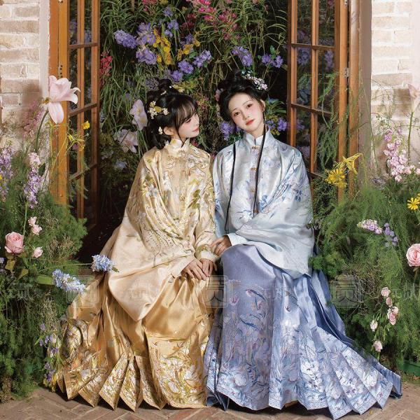 2点セット 明制漢服 レディース漢服 【月下弦音】