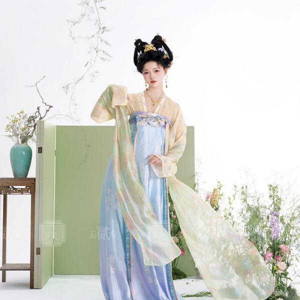 3点セット 唐制漢服 レディース漢服 【夜光百合】