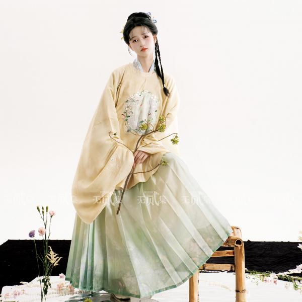 3点セット 明制レディース漢服【春树暮云】