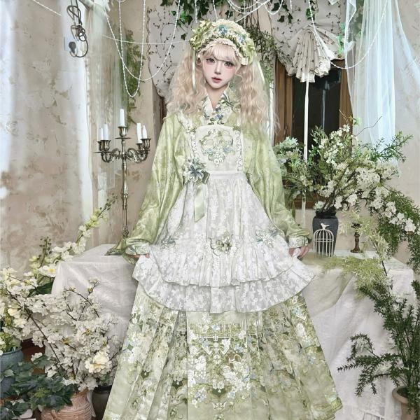 レディース漢服 琵琶袖 花仙记【小羊庄园】