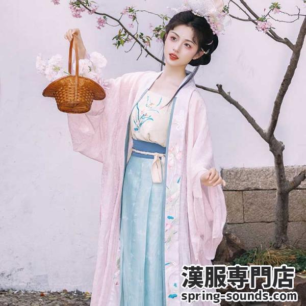 宋制漢服　花朝记｜溪亭