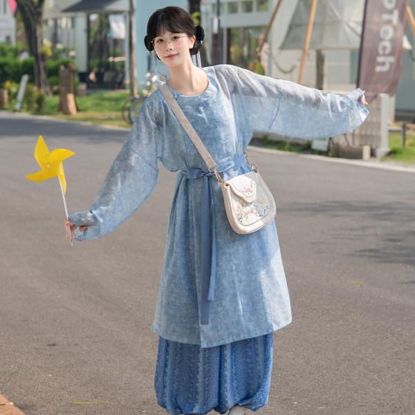 唐制漢服　素羽华裳 浅夏