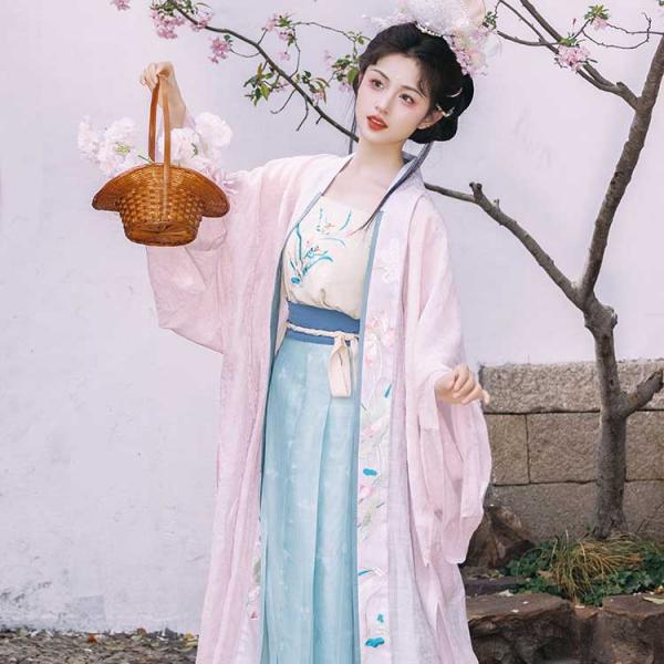 宋制漢服　花朝记｜溪亭