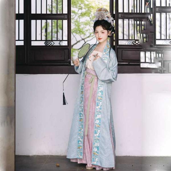 3点セット 宋制漢服 花朝记｜采桑