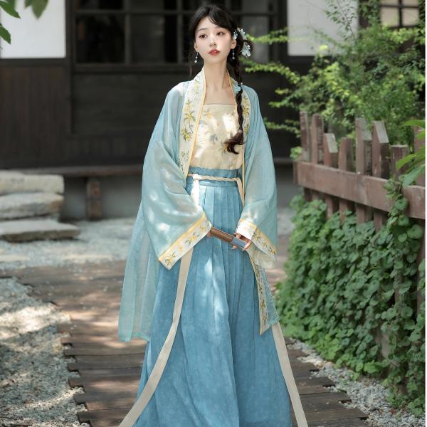 宋制漢服　素羽华裳【金粟垂芳】