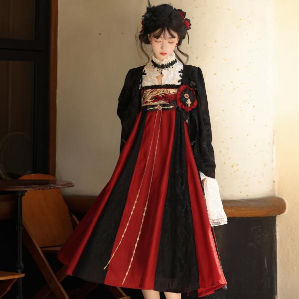 改良漢服　素羽华裳 洛可可